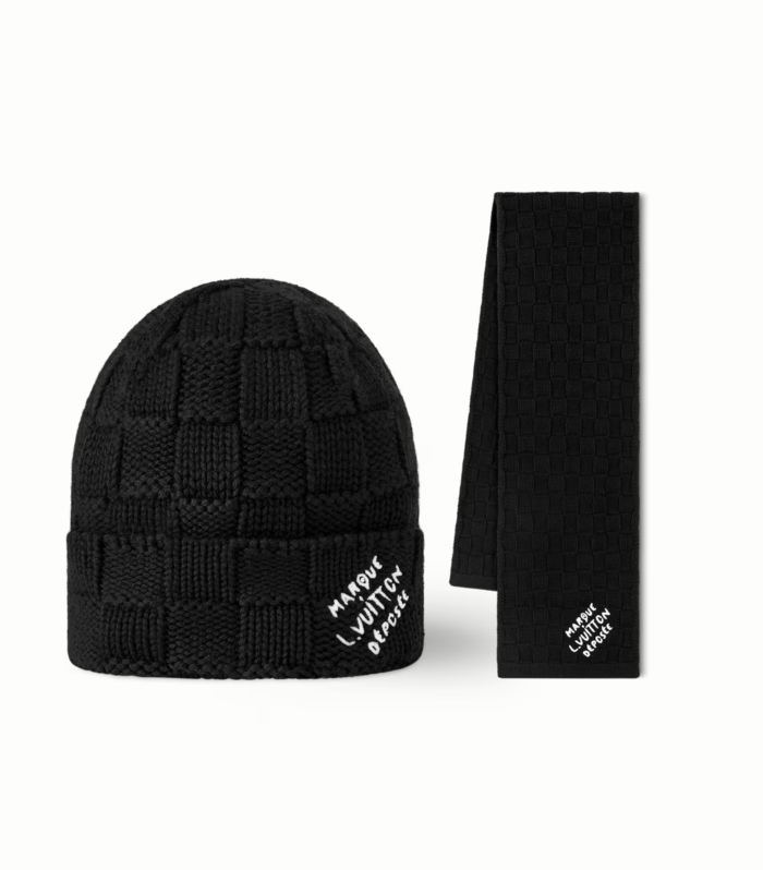 Bonnet & Écharpe Damier Snug