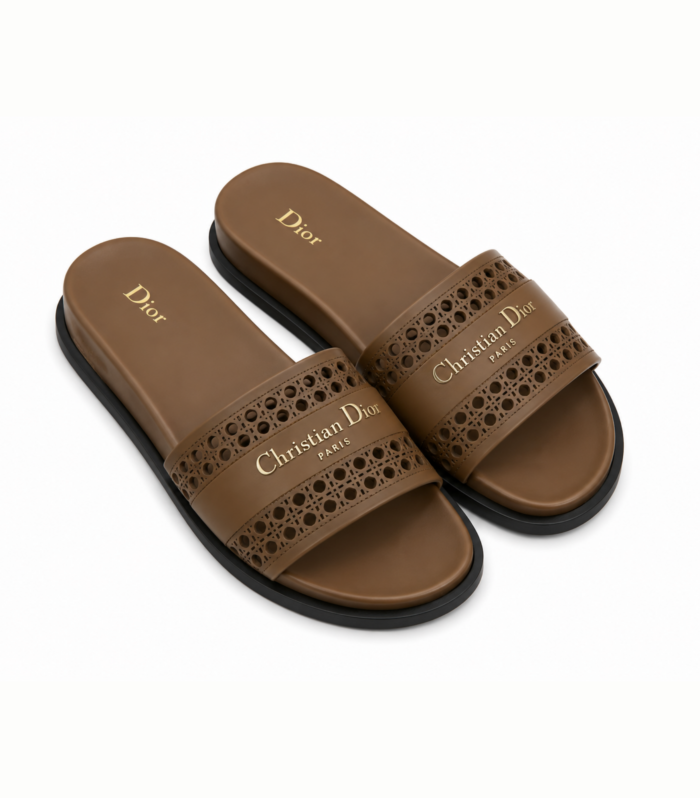 Claquettes Marron